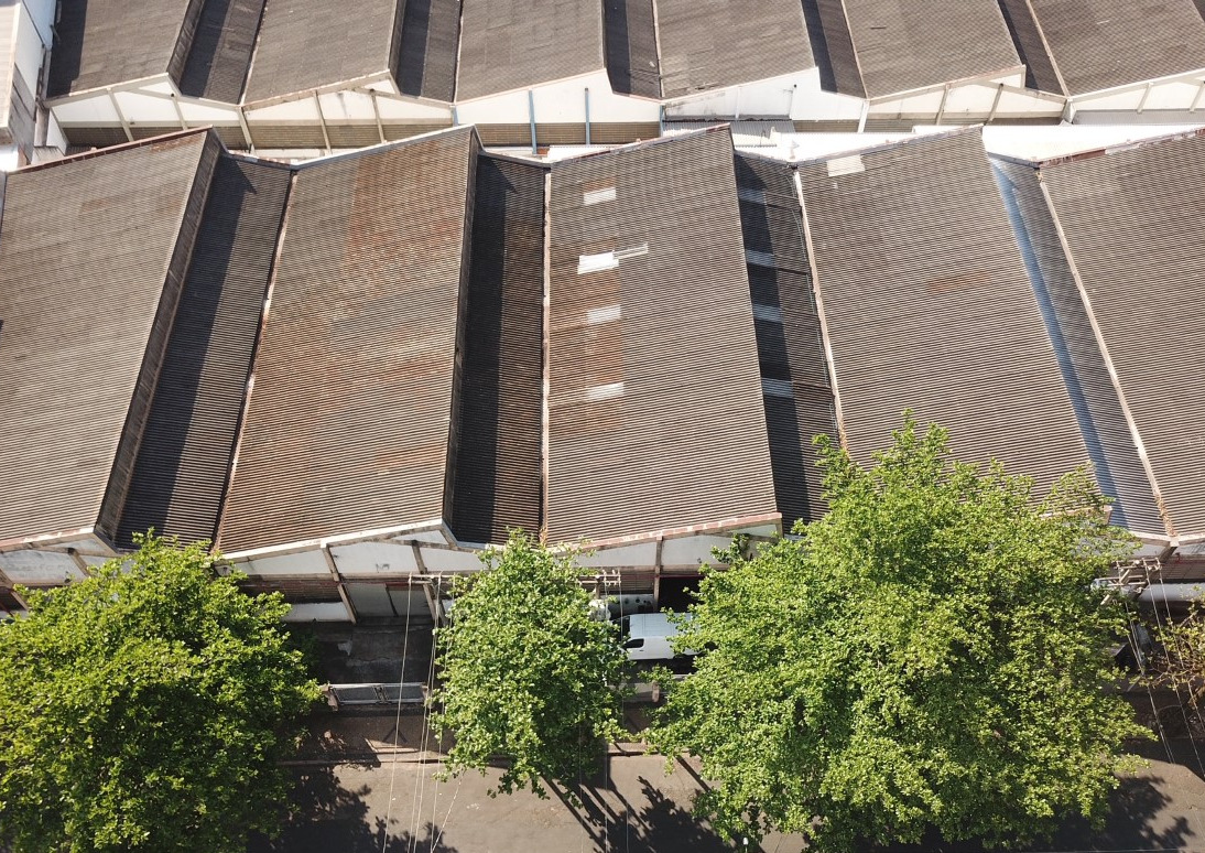 Vista aérea da empresa IAPLAST em Americana, São Paulo